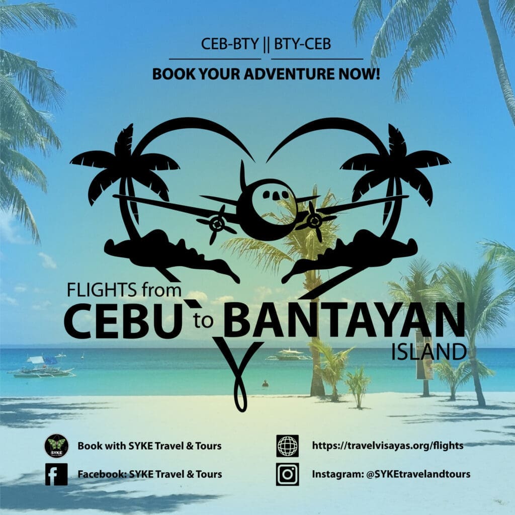 Flights from Cebu to Bantayan Island, Flights from Bantayan Island to Cebu