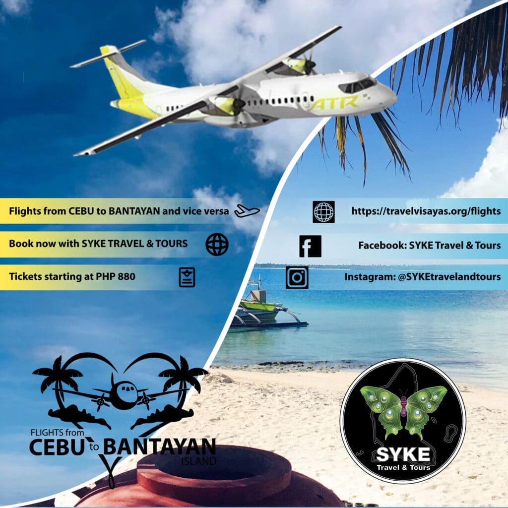 Flights from Cebu to Bantayan Island, Flights from Bantayan Island to Cebu