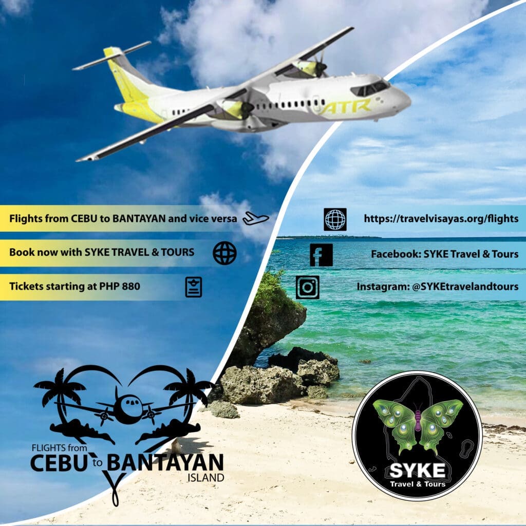 Flights from Cebu to Bantayan Island, Flights from Bantayan Island to Cebu