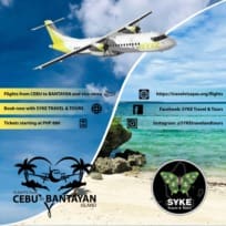 Leascor Flight Cebu to Bantayan - SYKE Travel & Tours
