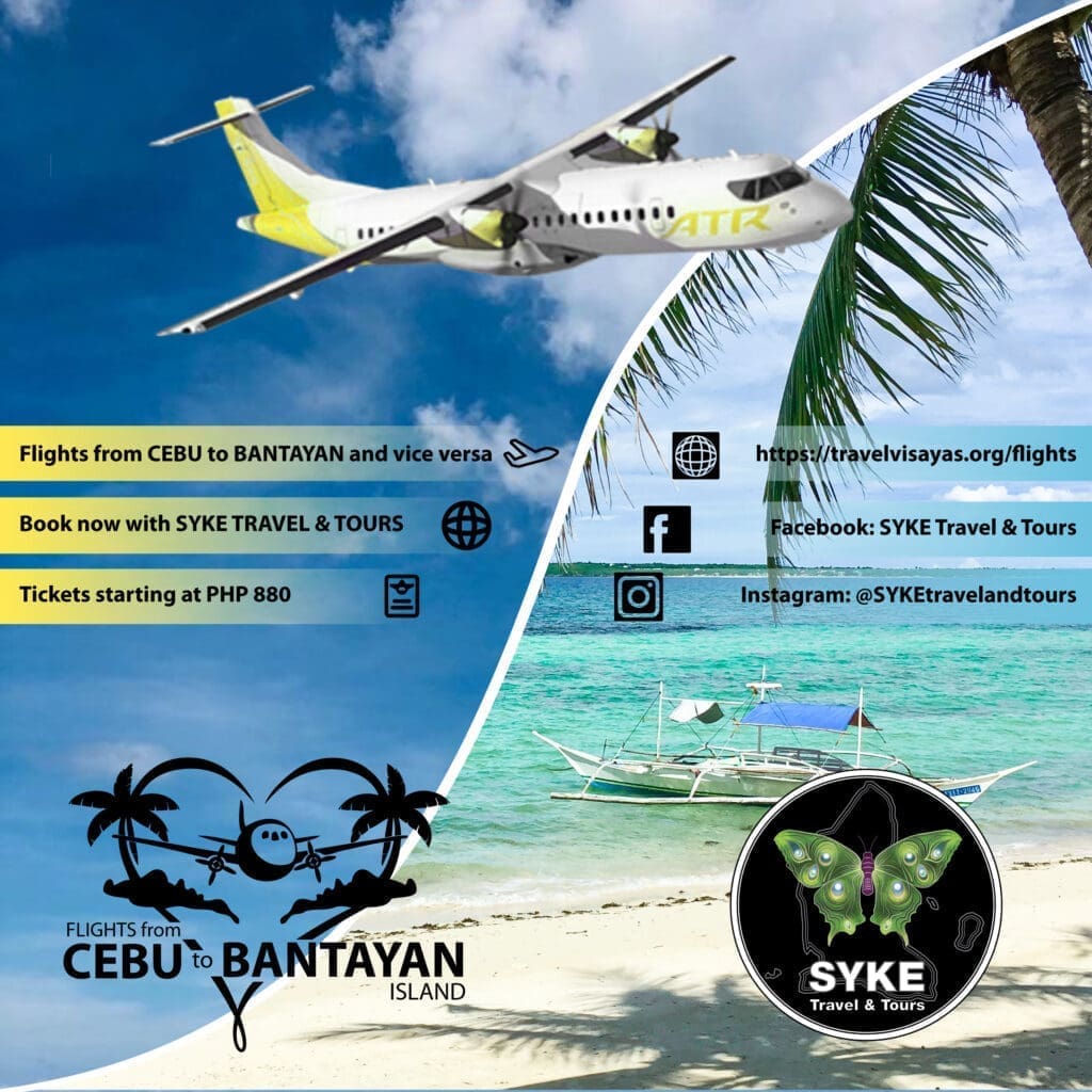 Flights from Cebu to Bantayan Island, Flights from Bantayan Island to Cebu