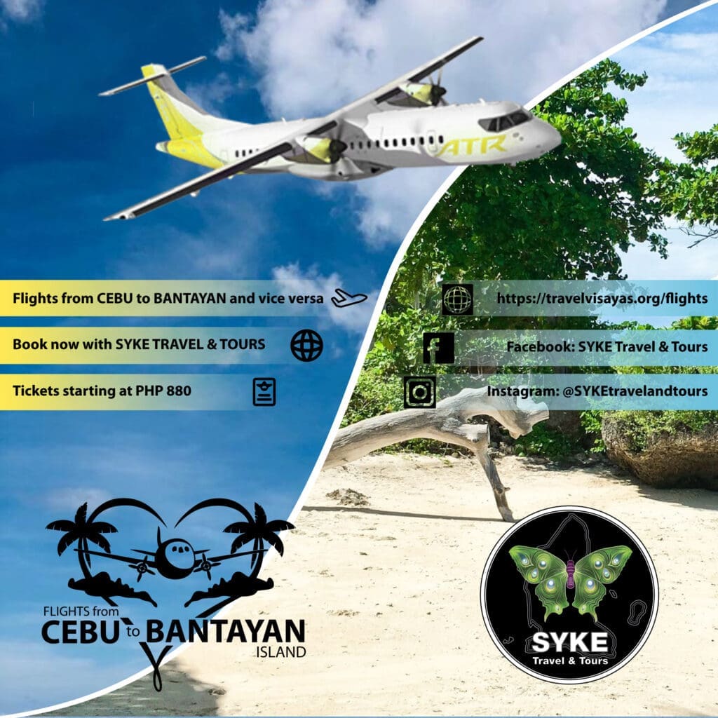 Flights from Cebu to Bantayan Island, Flights from Bantayan Island to Cebu