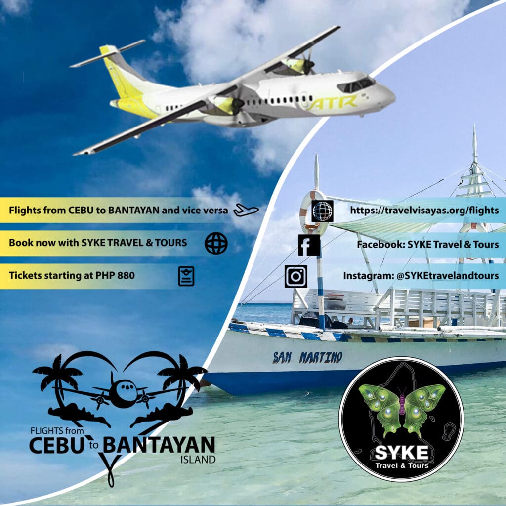 Flights from Cebu to Bantayan Island, Flights from Bantayan Island to Cebu